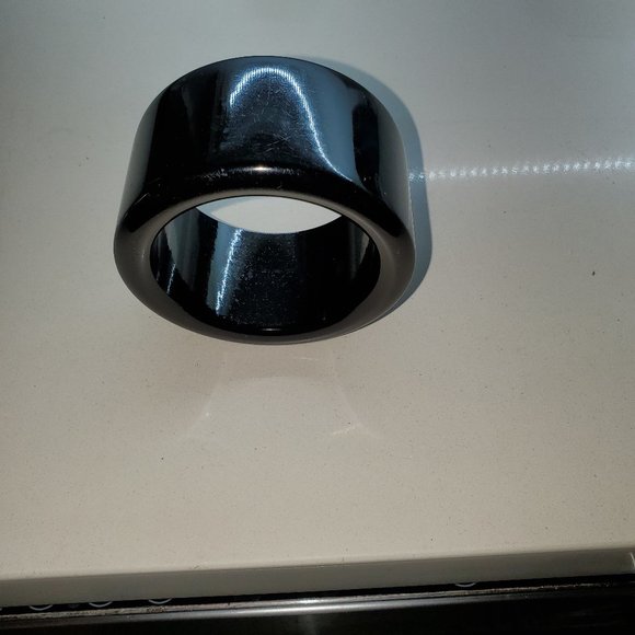 UNKNOWN Jewelry - WIDE BLACK VINTAGE BRACELET